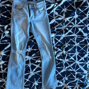 Lucky Brand Light Blue Distressed Skinny Jeans